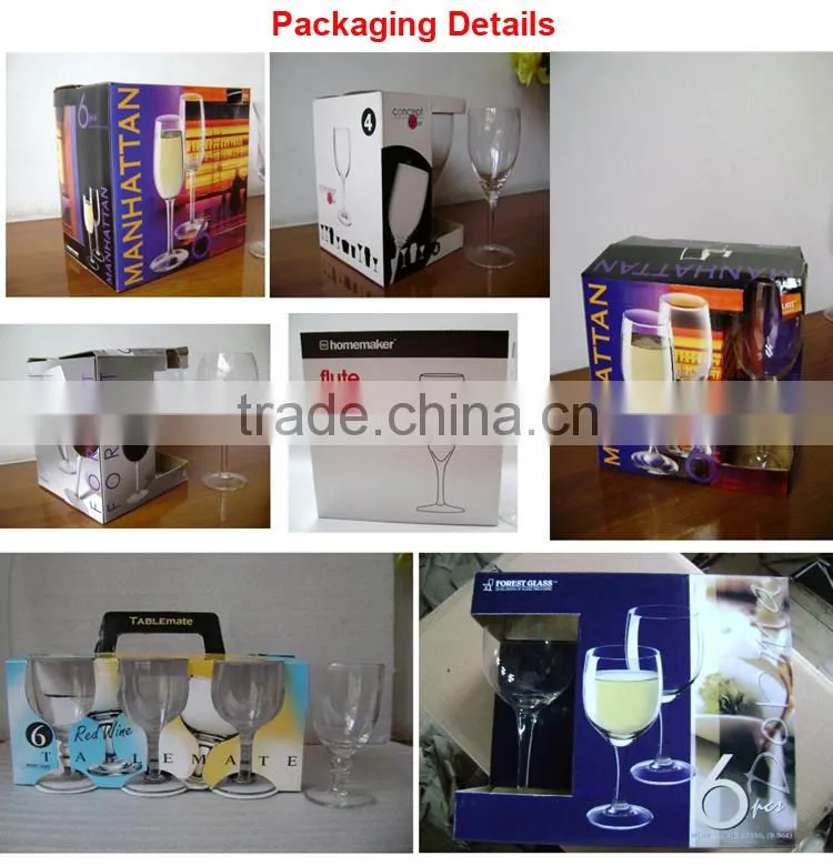 Handmade pearl stem clear wine glass/Cheap wine glasses wholesale glasses
