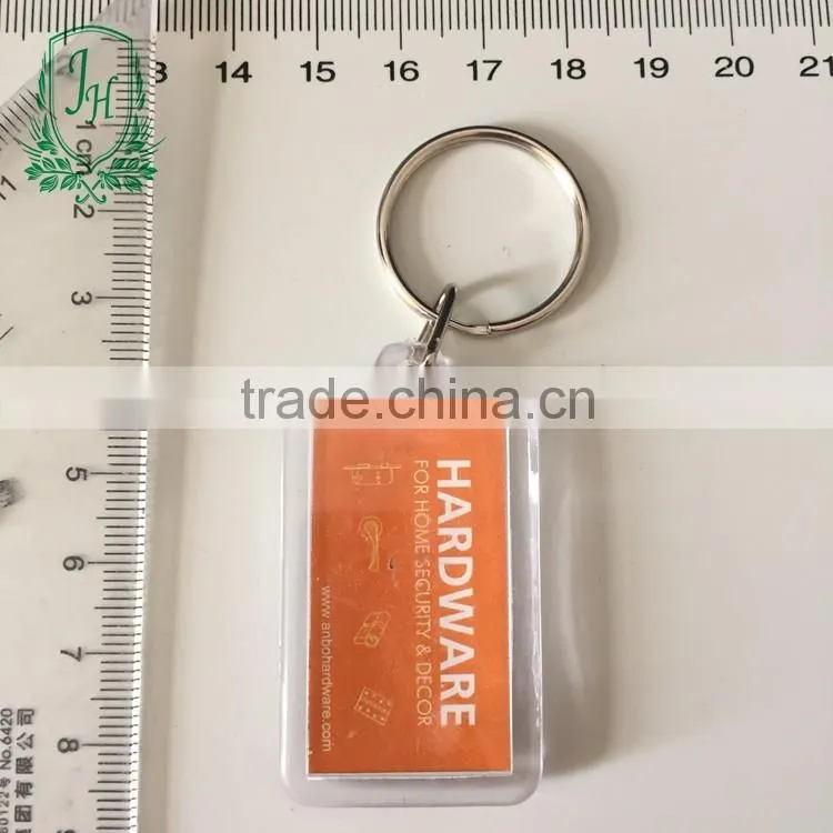 cheap promotional gift Acrylic keychain/blank photo frame custom printed acrylic charms