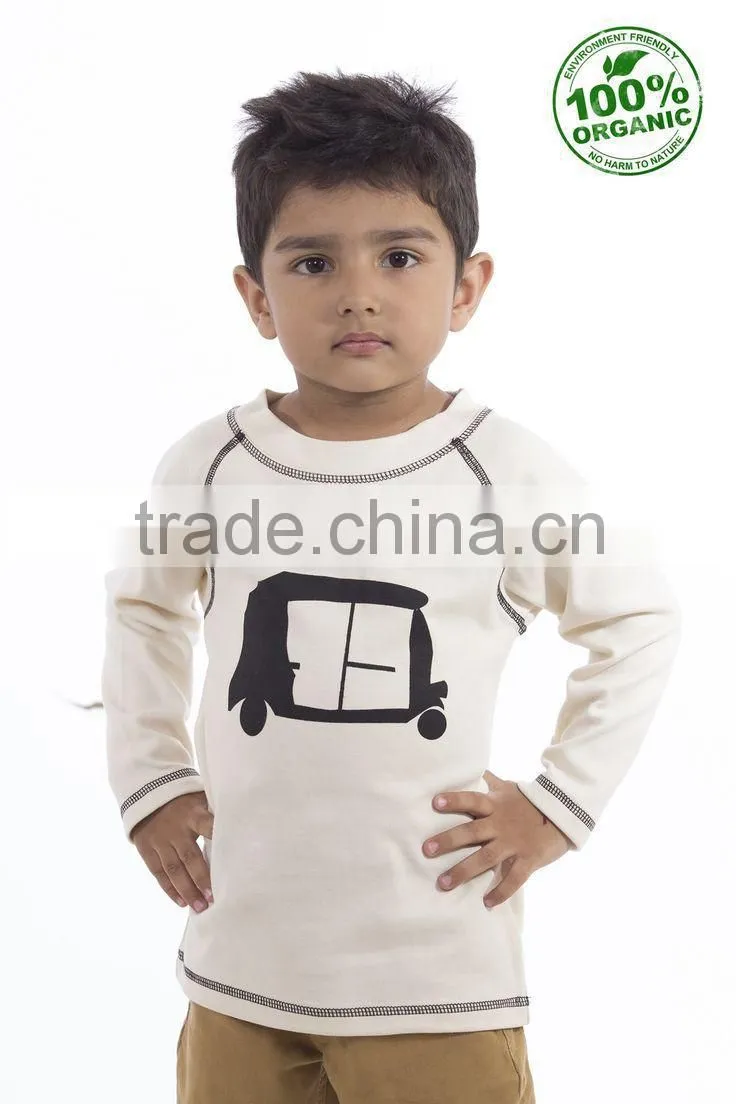 Newest style organic cotton latest shirt designs for boys