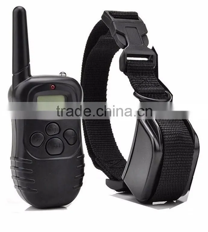 300 meters Dog control collar for 2Dogs with LCD Display