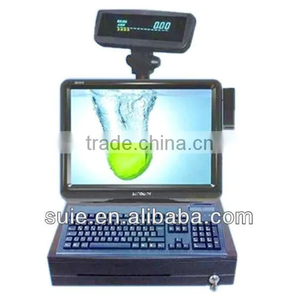 All in one touch pos terminal point of sales system for Retails