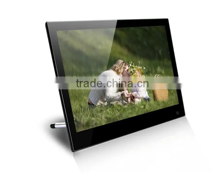 14 inch Support 1080P Digital Photo Frame Auto Power On/Off Advertising Display