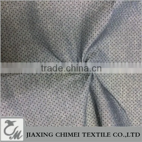 jiaxing Dot printed pattern of cotton denim for denim jacket