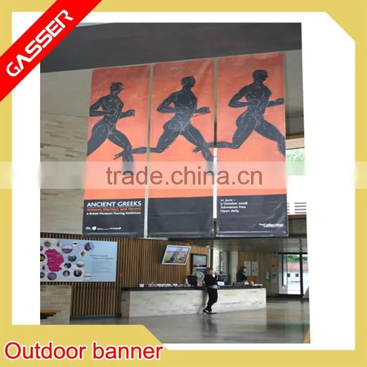 Custom retractable outdoor banner,high quality advertising banner stand