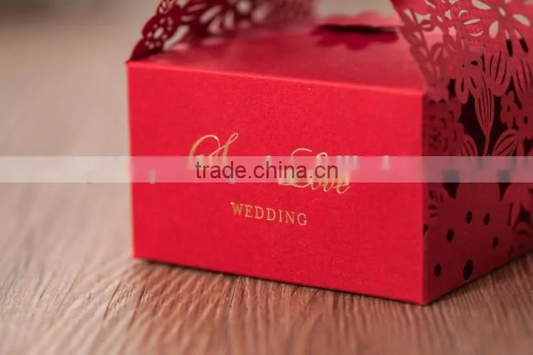 Handmade Feature and Accept Custom chinese new year candy box