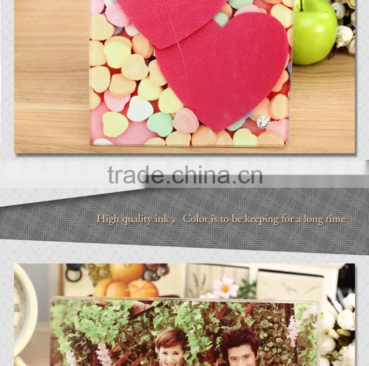 Sunmeta factory directly blank sublimation glass photo frame BL-16