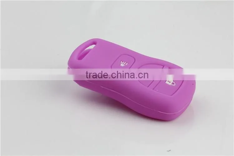 2016 China Manufacturer Cheap 4 Bottons Protective Soft and Durable Silicone Car Key Cover