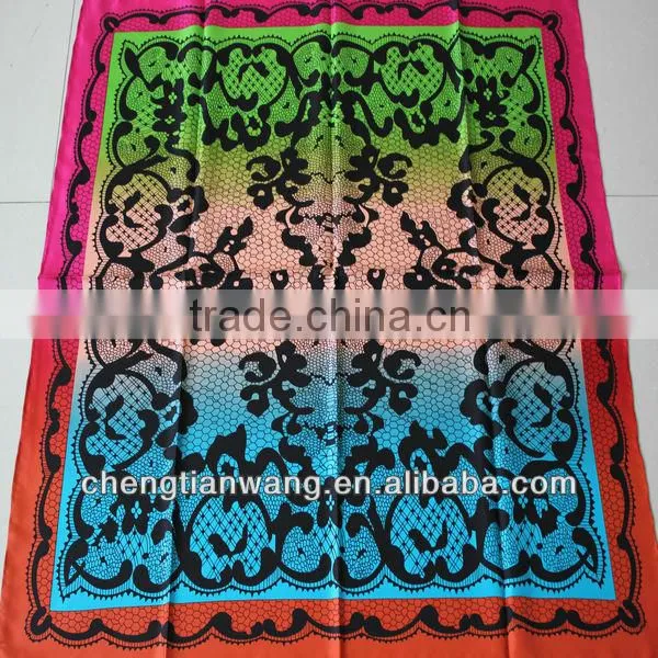 lady scarf fashion 90cm square 100% silk scarf lady scarf