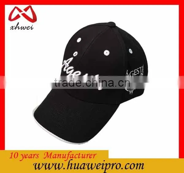 3D embroidery outdoor sport baseball cap
