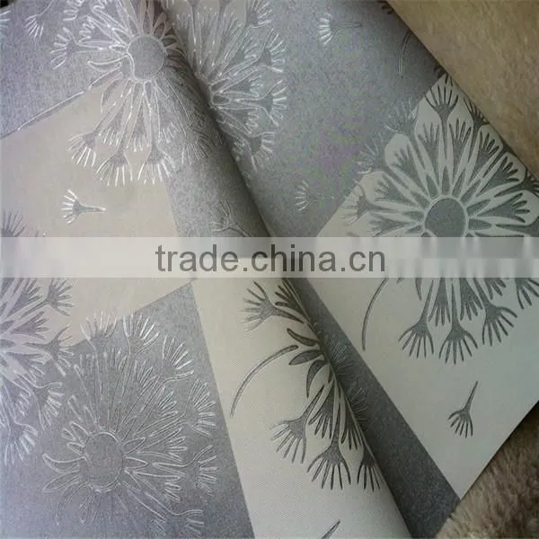 modern style wallpaper silver