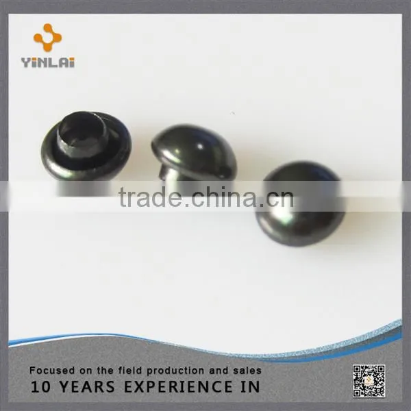 Hot sale mushroom rivet for shoes and garments