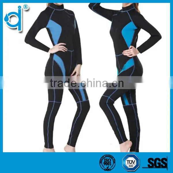 Close-fitting Windproof Zipper Black Jumpsuits Neoprene Wetsuits