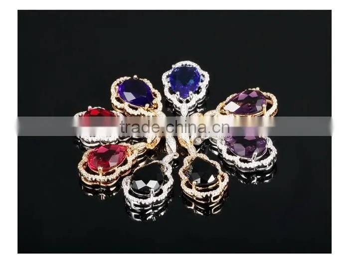 oem product fancy design pendant rhinestone necklace