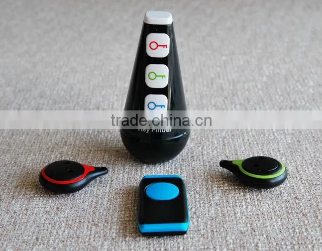 A Drag Three Key Finder Anti-Lost Cell Phone Search to Find Things Device Wireless Device to Find Things, White