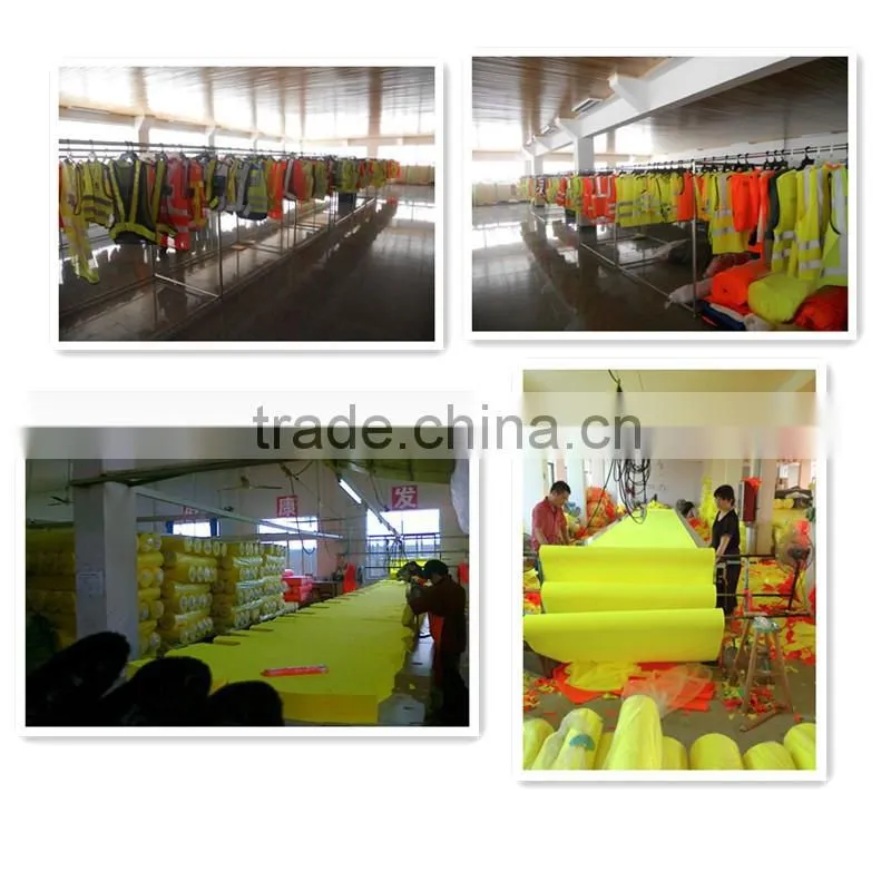 ANSI Yellow safety vest with pockets