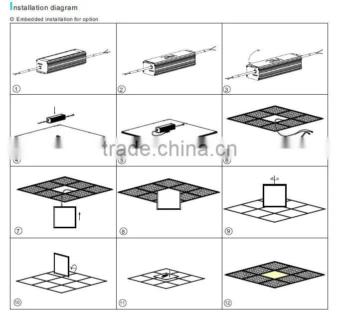 Hot-selling led 600x600 ceiling panel light high quality CE ROHS SAA Australia industrial product 20w 30w 40w 50w 60w 70w 80w