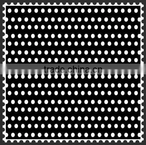 Polka dots printed taffeta fabric