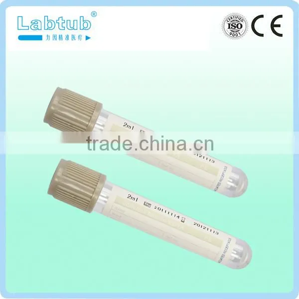 EDTA/Blood glucose test blood collection tube (Sodium Fluoride)
