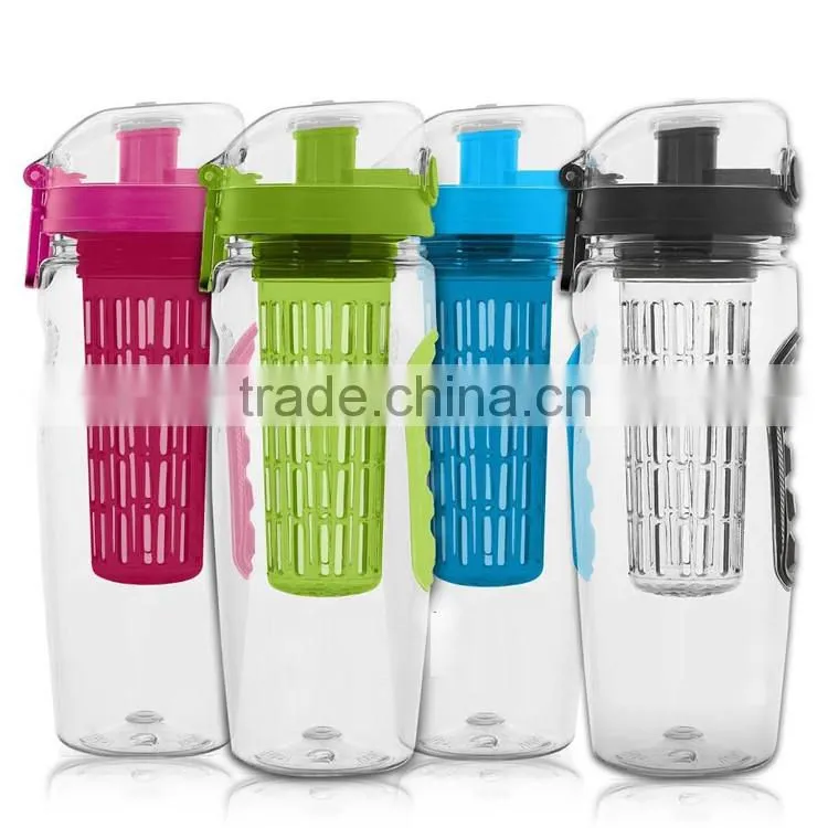 900ML Leakproof Tritan Custom Fruit Infusion Bottle with Logo