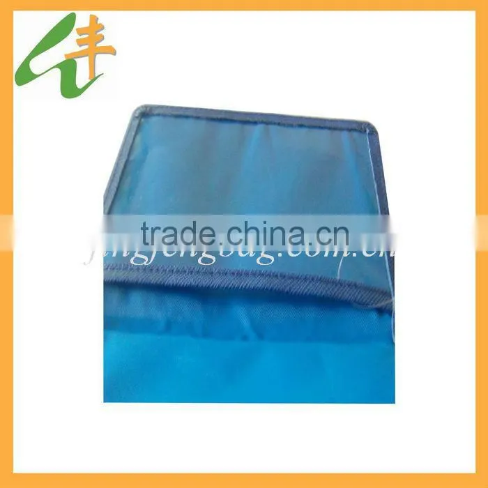2014 elegant blue leather waterproof wallet
