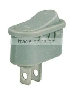 CNGAD KCD10 Series 2pins 6A gray Boat Switch (250V rocker switch,mini boat switch)(KCD10-101)