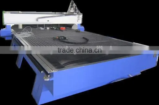 cnc wood machine with two exchanging spindles