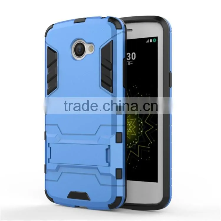 2 in 1 Kickstand Hybrid Armor Iron Man Cell Phone Case For LG K5