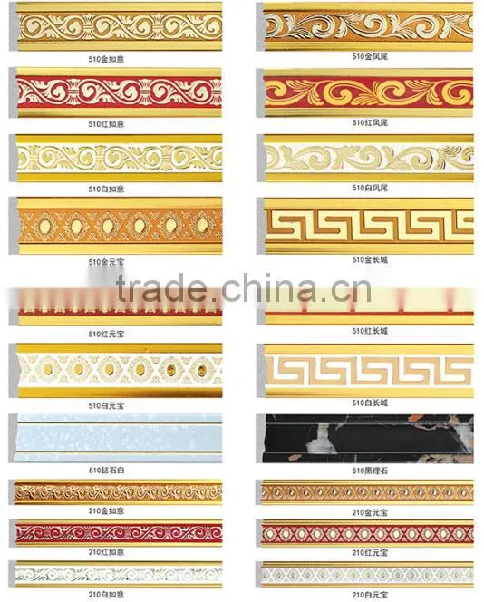 manufacturer supply recon teak margin/mordern ceiling design/red beech wood molding