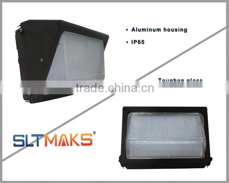 Upgrade UL DLC 80W Outdoor LED Wall Pack Light with Better Heat Dissipation