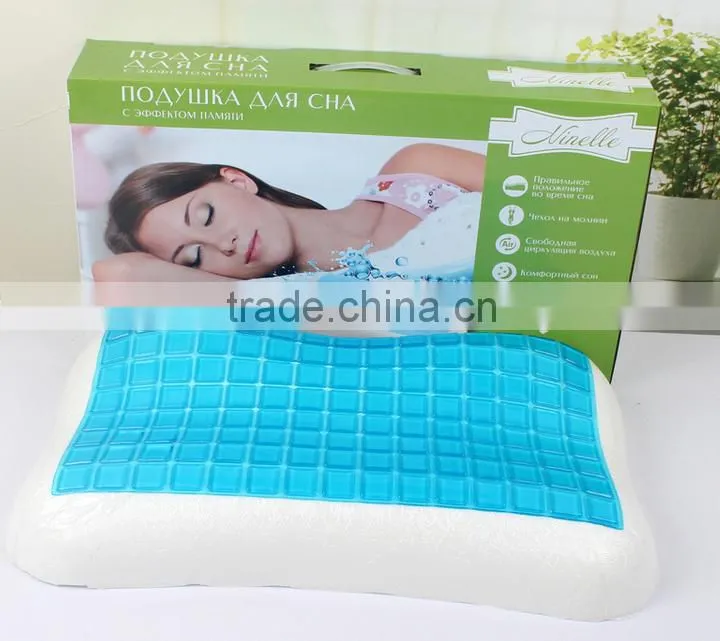 cooling viscoelastic memory foam pillow