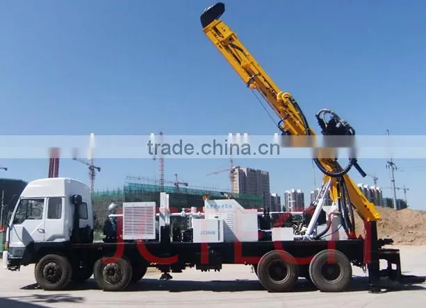 600M Truck mounted hydraulic fast hole drilling machine