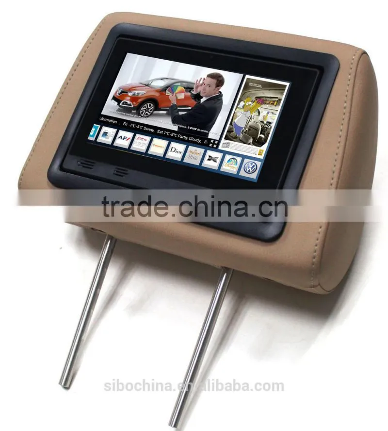 3G Tablet PC with Touch Screen Headrest WIFI For Car Taxi