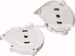 Automatic alum retractable half cassette awning