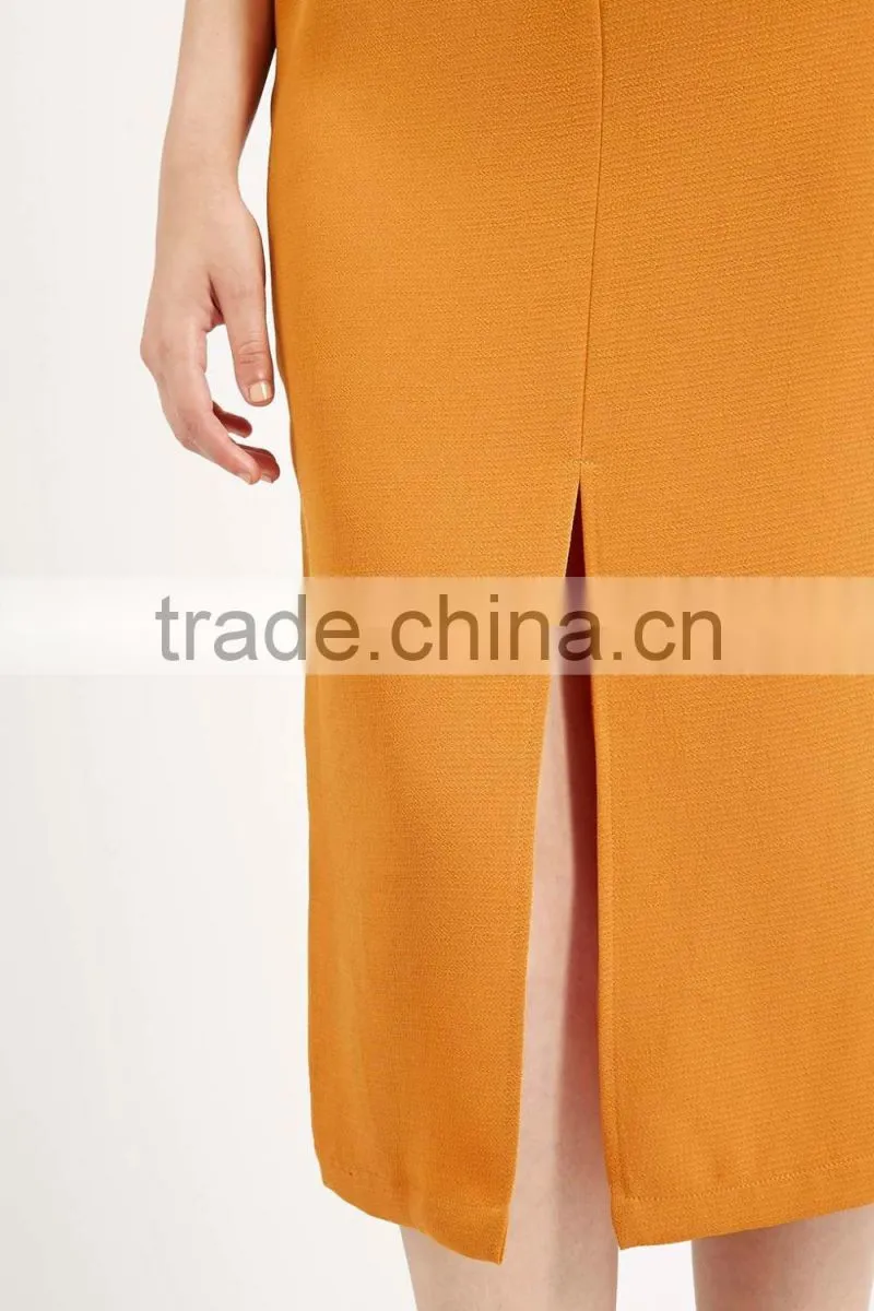 Fashion Lady Midi Split skirt
