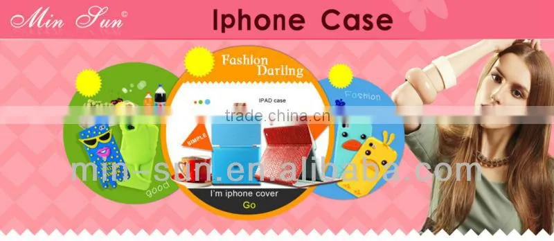 Safety cover for mobile phone with stud decoration