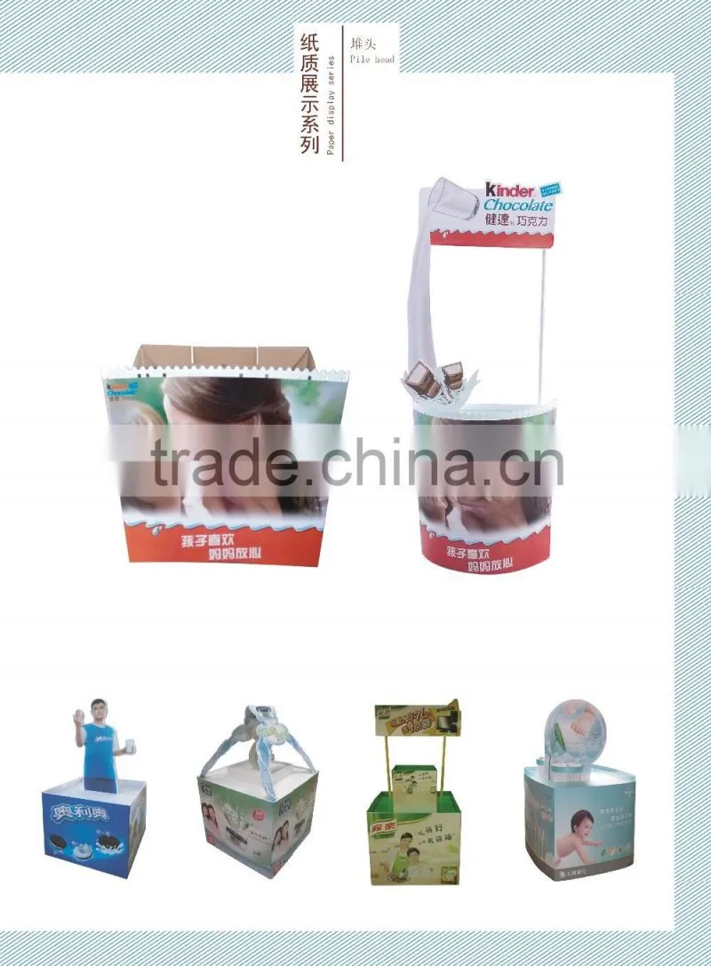 Promotion stacking display rack for supermarket