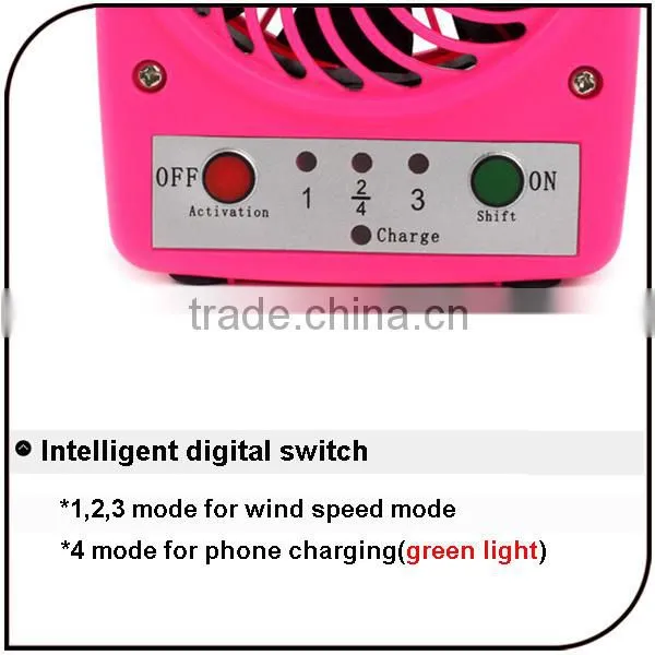Portable Micro Mini Usb Fan Lithium Battery Operated Mini Electric Fans for Mobile Phone Charging
