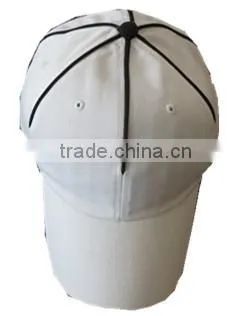 chino twill piping design golf cap,piping design baseball cap,hats and caps