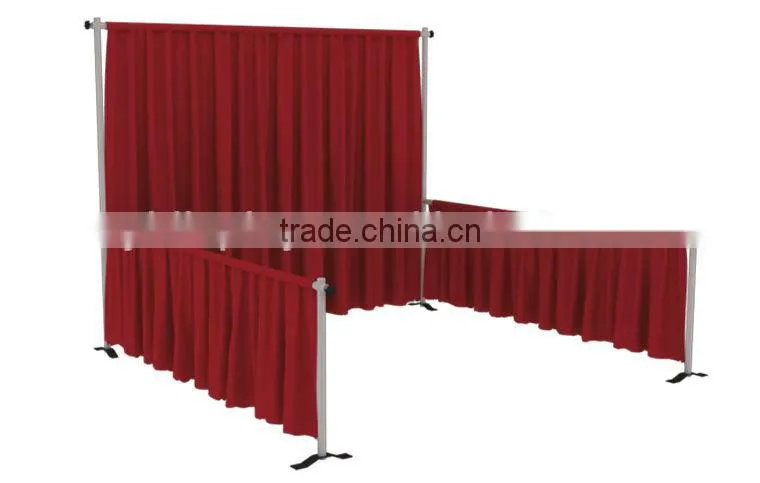 10ft Aluminum Portable quick Show Fabric back drop Folding Booth Displays