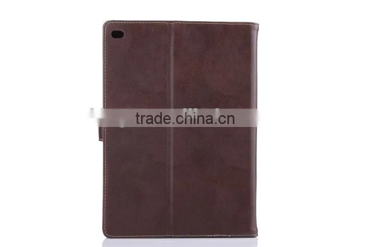 Archaize Color pu leather folio flip Wallet case for ipad air 2, case for ipad 6