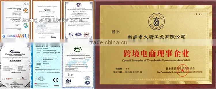 air filter element for pocket air filter