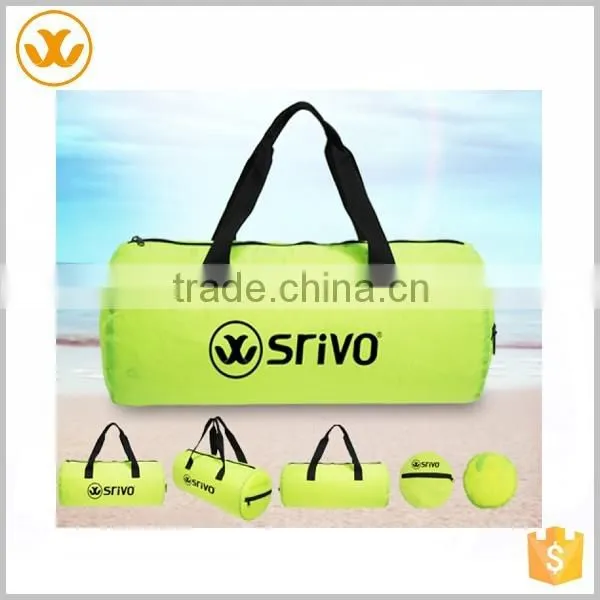 New designed nylon foldable duffel sport bags for gym/folding travel bag