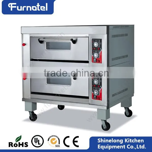 Furnotel Industrial Gas/Electric 2-Layer 4-Tray Gas Used Bakery Equipment