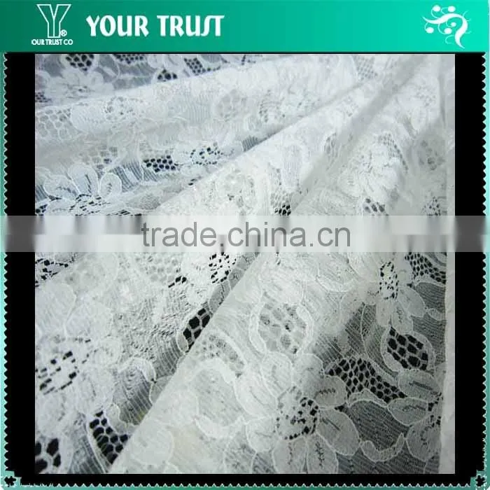 Innovation 58 Inch Wedding Veil/Decoration Mesh Lace 15% Silver Metallic 85% NylonFabric