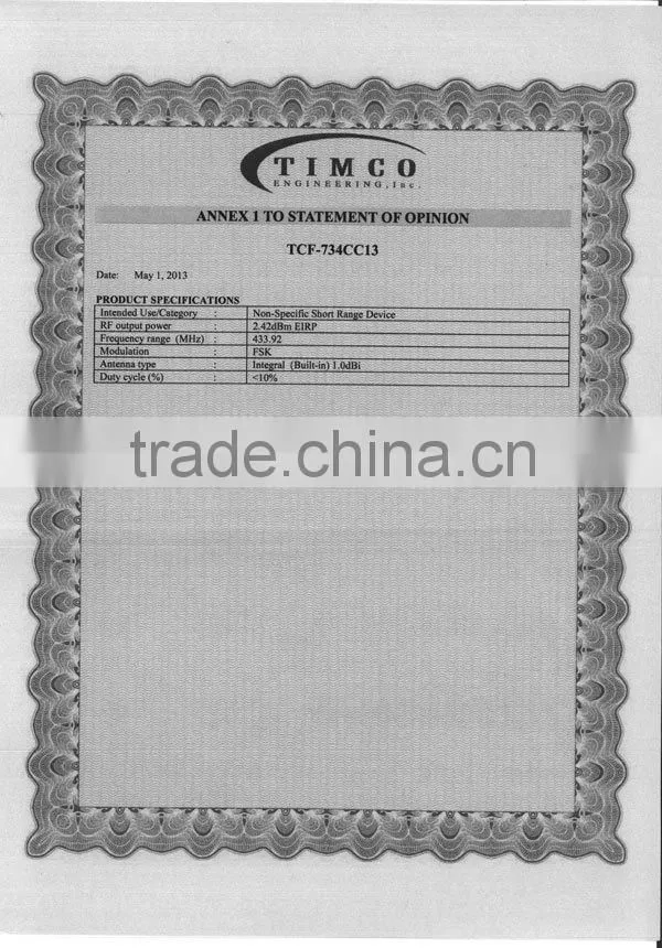 Radio Remoe Control Transmitter Receiver F21-8D
