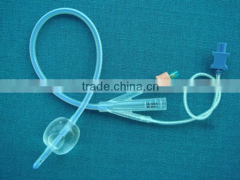 Silicone foley catheters