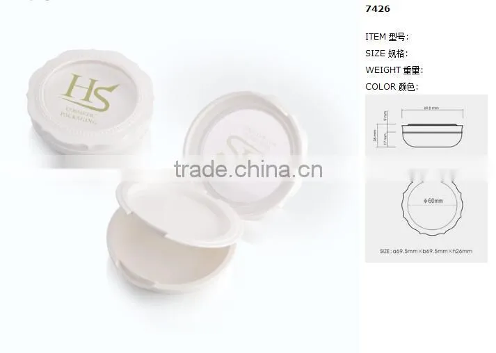 wholesale elegant face compact powder case