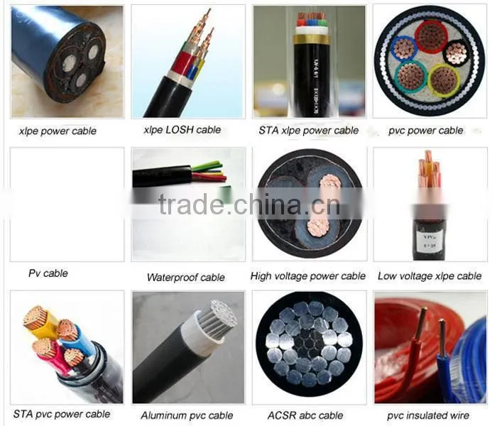 Non-Flexible Multi Cores copper Round 4*16mm Crane Cable,power cable for crane