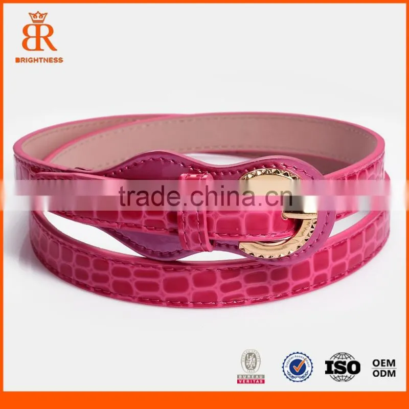 Alloy buckle belt chastity slimming belt fancy women belt