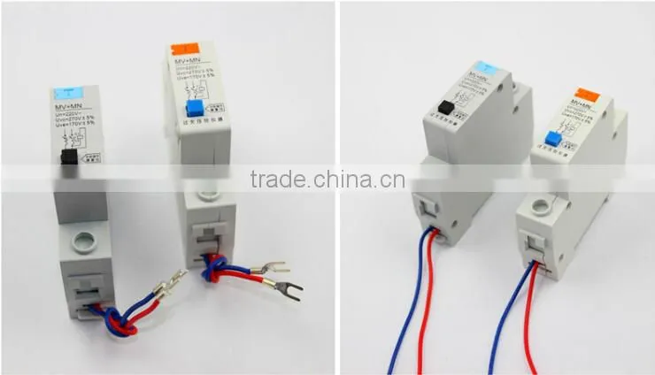 DZ47 MCB 24V MX+OF Over Under Voltage Release Auxiliary Switch CE/RoHS certification
